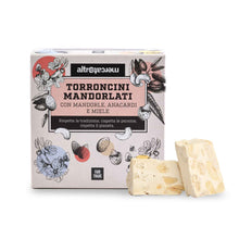 Carica l'immagine nel visualizzatore di Gallery, TORRONCINI MANDORLATI CON MANDORLE, ANACARDI E MIELE - BIO - cod. 00005081 - 120 g