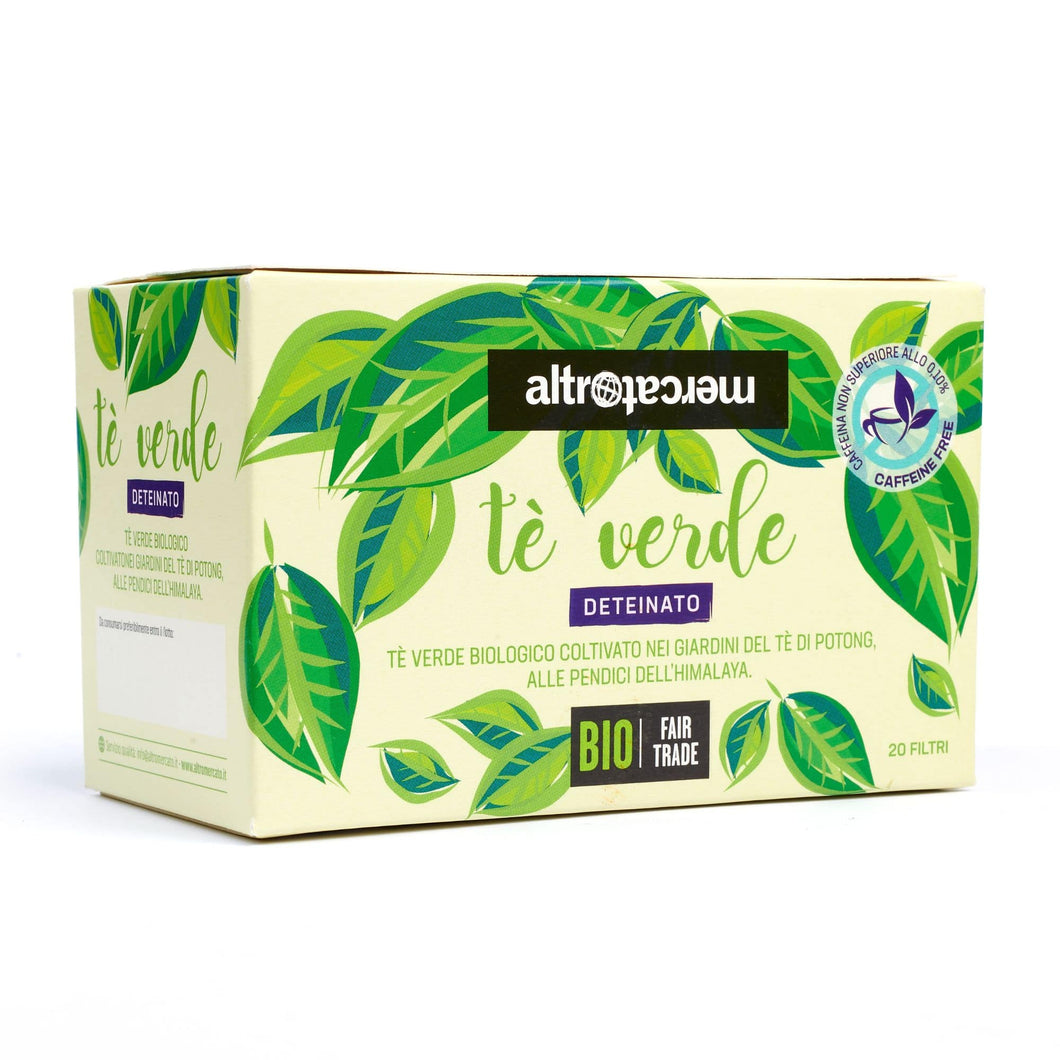 TÈ VERDE DARJEELING DETEINATO - BIO | COD. 00000308 | 20 filtri - 40 g