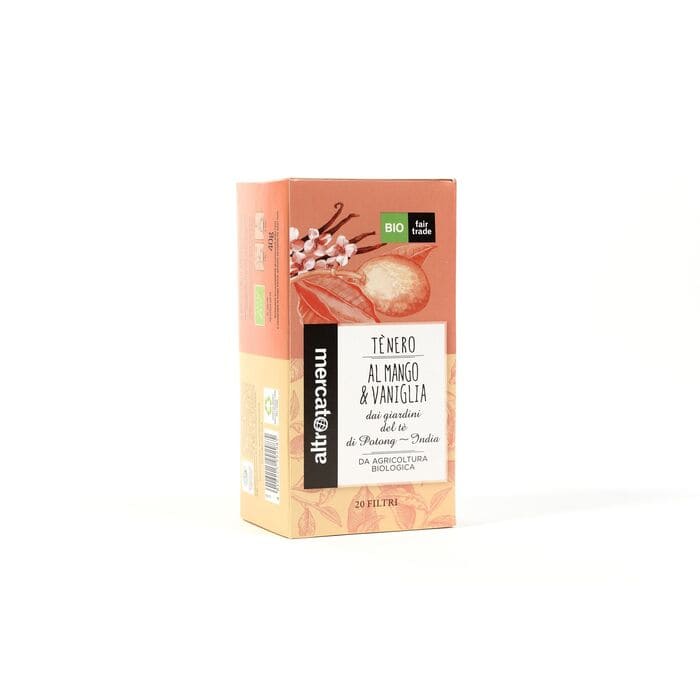 TÈ NERO MANGO E VANIGLIA INDIA - BIO | COD. 00000478 | 20 filtri - 40 g