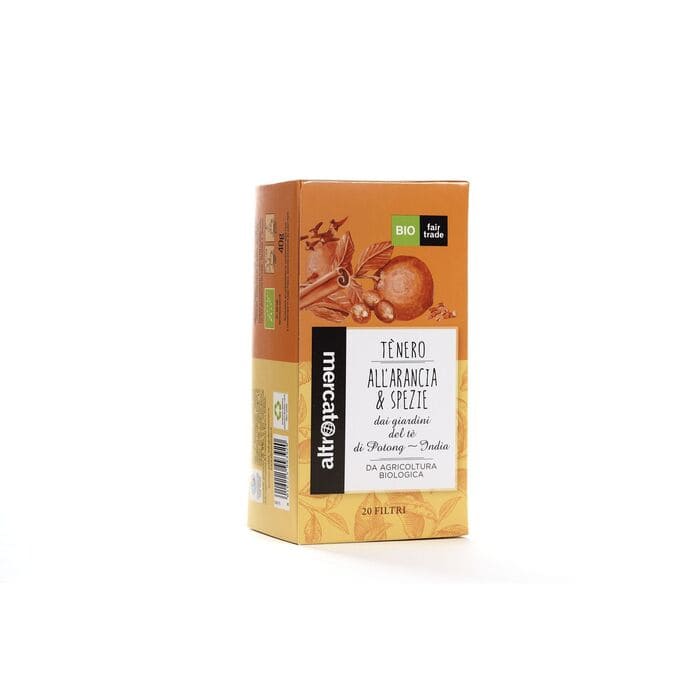 TÈ NERO ARANCIO E SPEZIE INDIA - BIO | COD. 00000480 | 20 filtri - 40 g