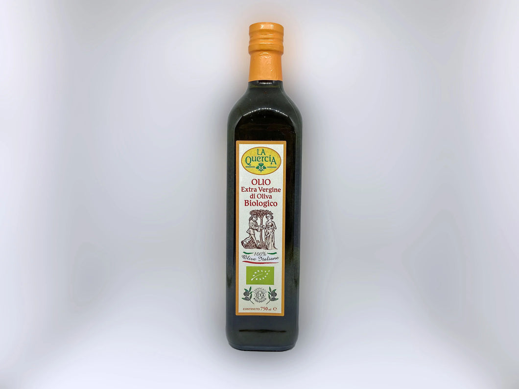 OLIO EXTRAVERGINE DI OLIVA - bio - BOTTIGLIA 750 ml